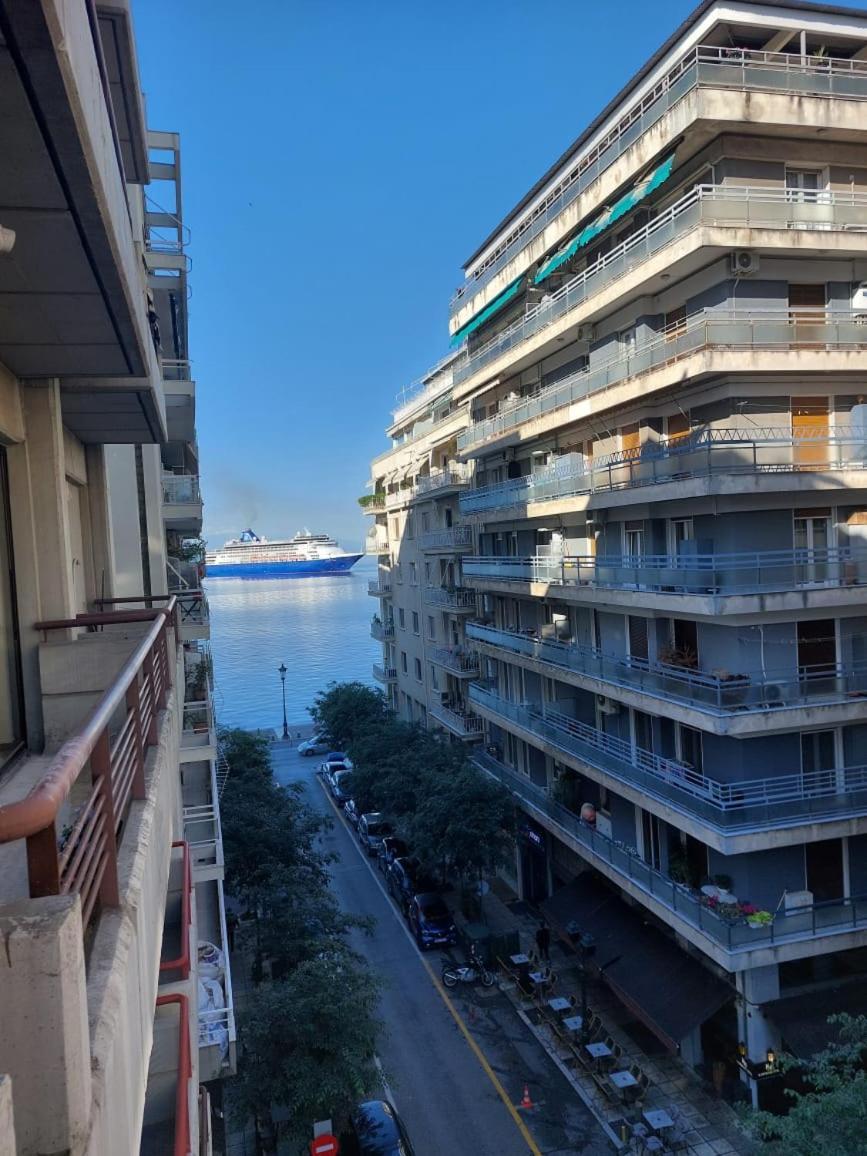 #Luxlikehome - Fabulous Sea View Apartment Tesalonika Bagian luar foto